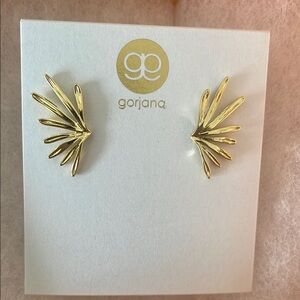 Gorjana Gold Petal Stud Earrings